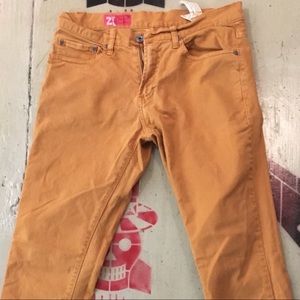 Zara Men’s 31 Yellow Skinny Jeans